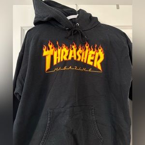 Thrasher classic medium black hoodie